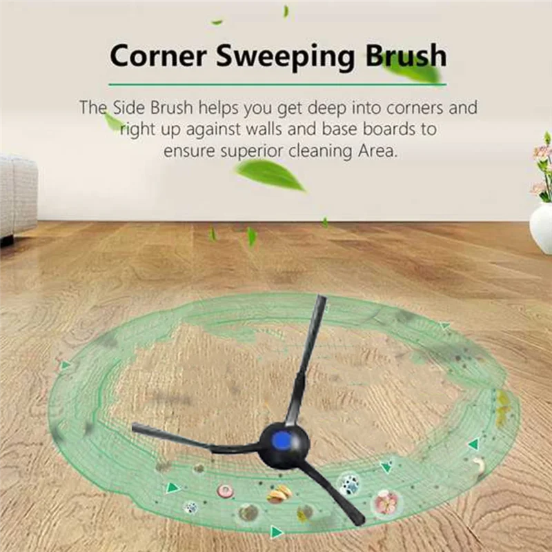 -Piezas de repuesto de dosembre para aspiradora Ecovacs Debot T30 Pro Omni / T30 Pro, filtro de Cepillo Lateral principal lavable, bolsa de polvo Mo