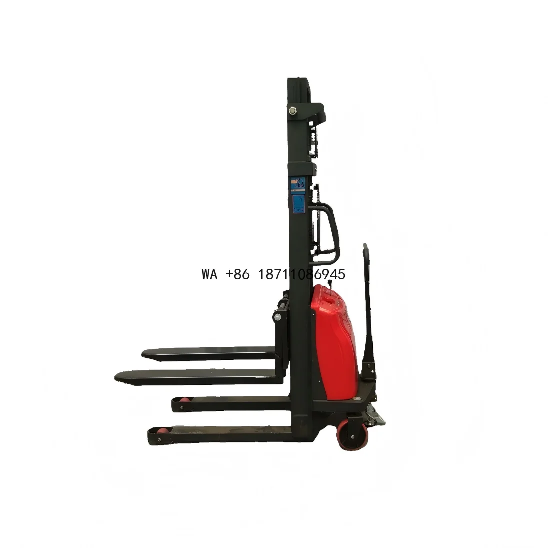 Customized Semi-electric Stacker 24V Auto Lifting Hydraulic Forklift 2T