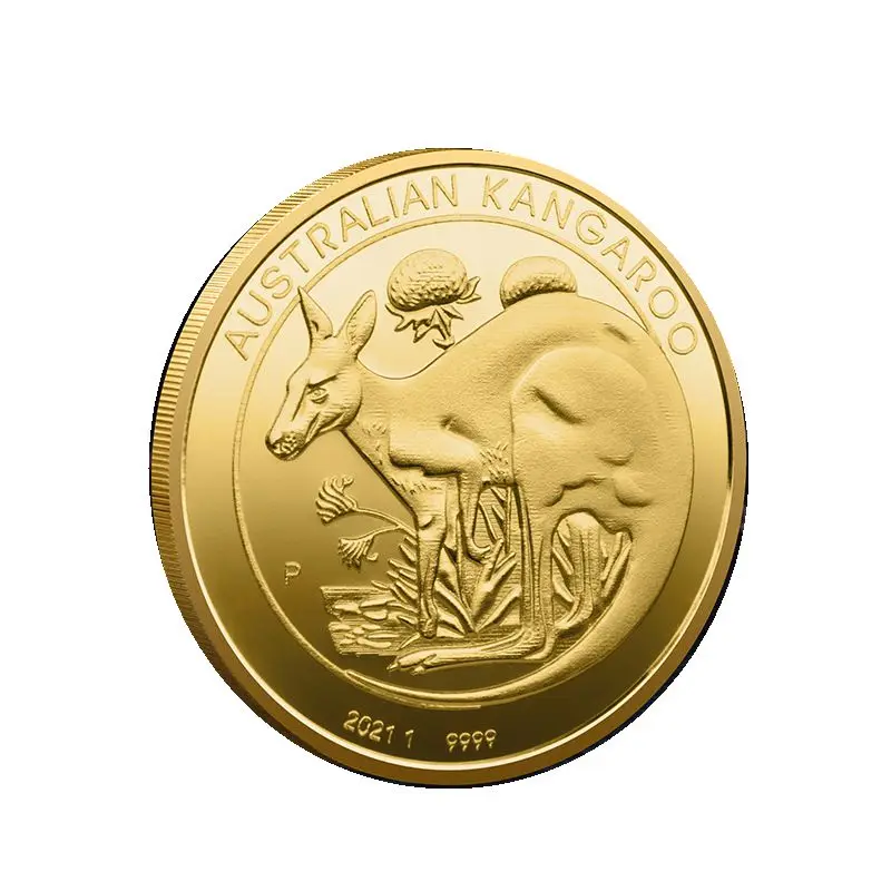 

Elizabeth Australia Kangaroo Decoration Commemorative Hard Gold Coin Metal Crafts Collection Emblem Jewelry