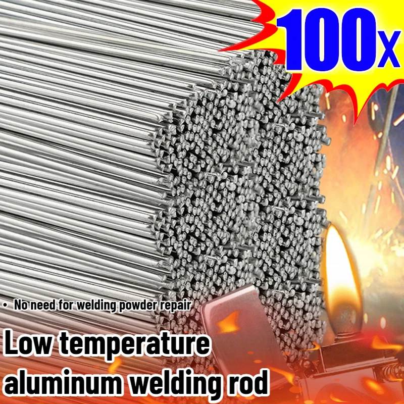 aluminio universal prata soldadura rod cored fio baixa temperatura facil derreter solda sem necessidade po weld bar 1000 pcs 10 pcs 01