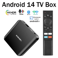 TV Box TV98 ATV Plus Android 14 8K Allwinner H313 Quad Core 5G 4G Dual Wifi BT5.0 Support Smart Voice control Player Set Top Box