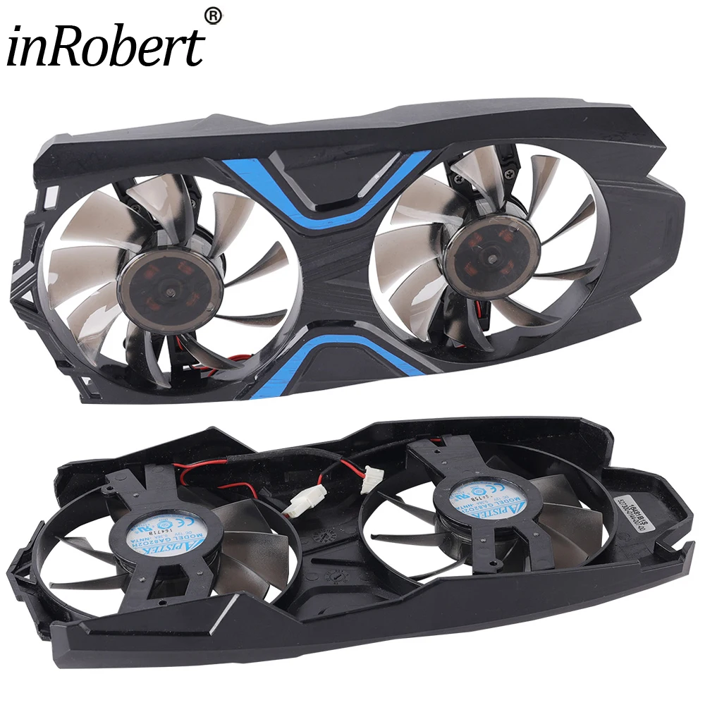 75MM GA82O2H GTX1050 GTX1050Ti Video Card Fan with Case For Galax GeForce GTX 1050 1050Ti Graphics Card Cooling Fan