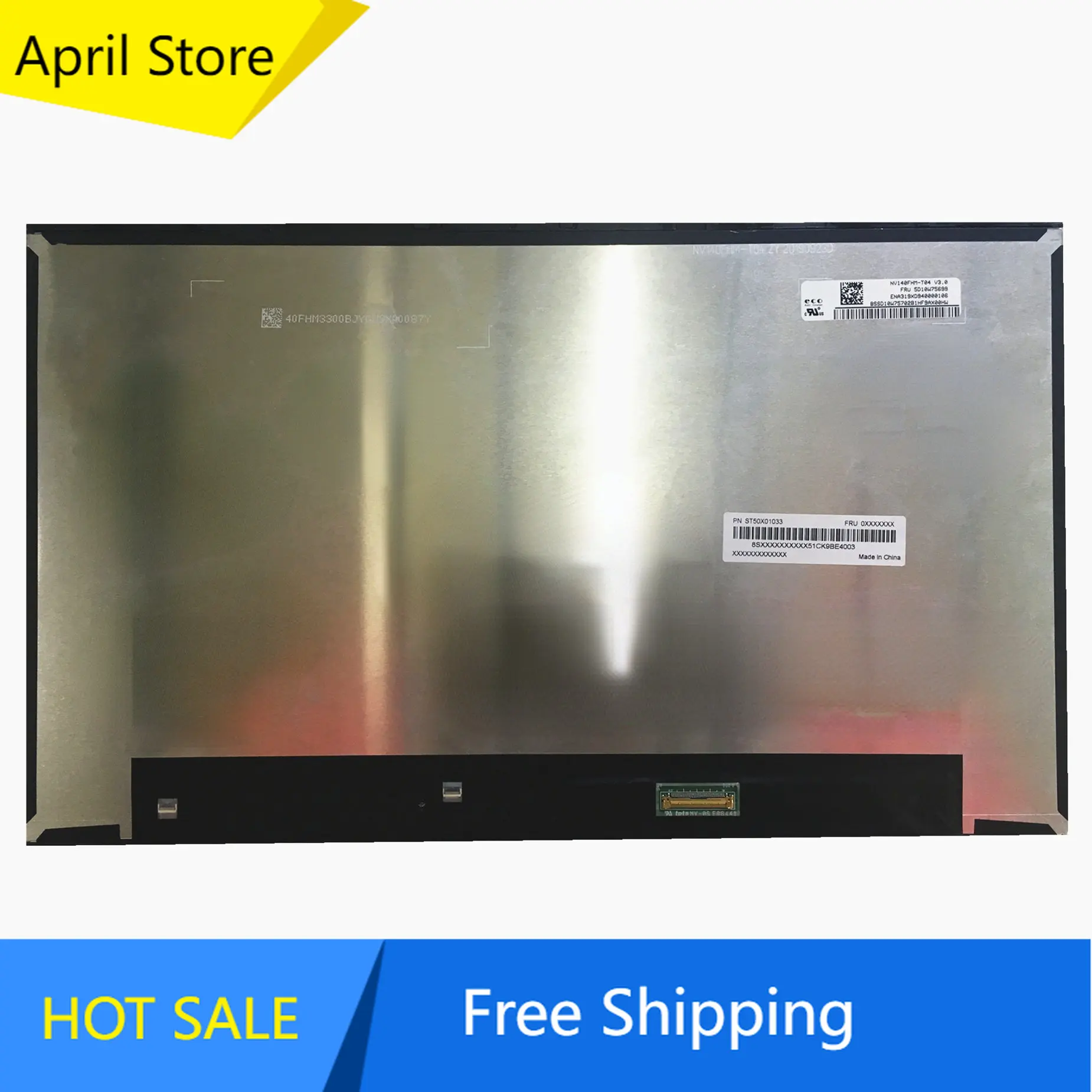 

NV140FHM-T04 NV140FHM T04 14.0"Laptop LED LCD Screen Display 1920*1080 EDP 30 Pins