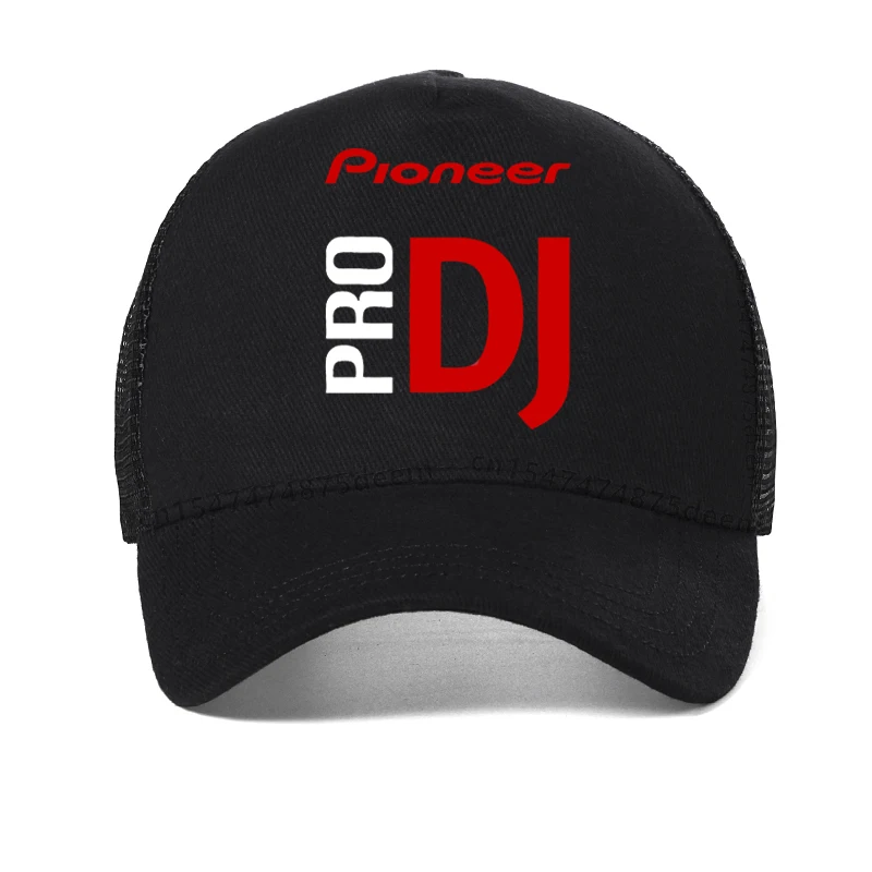 Pioneer DJ Pro Baseball Caps Men Women Fashion Mesh breathable trucker hat Adjustable Hip Hop Music Hats Snapback Garros