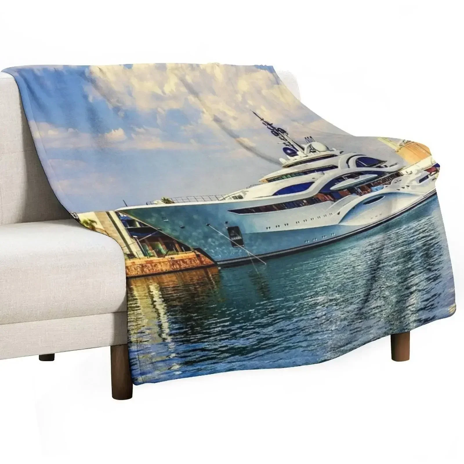 Mega Yacht Throw Blanket Beautifuls Comforter Flannel Fabric blankets ands Polar Bed covers Blankets