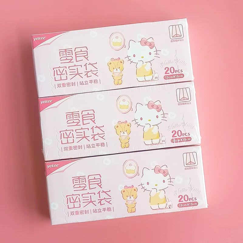Hello Kitty voedselveilige PE ziplock zakjes, luchtdicht & vochtbestendig