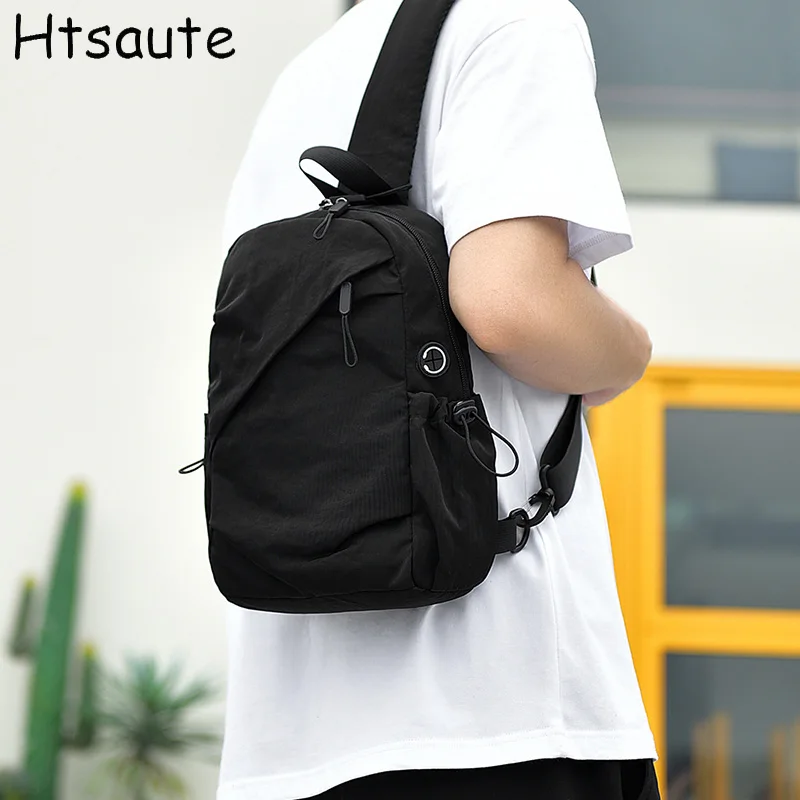

Chest Bag Fashion Men's Lightweight Chest Packs Waterproof Single Shoulder Crossbody Sling Pack, Large Capacity Fits iPad