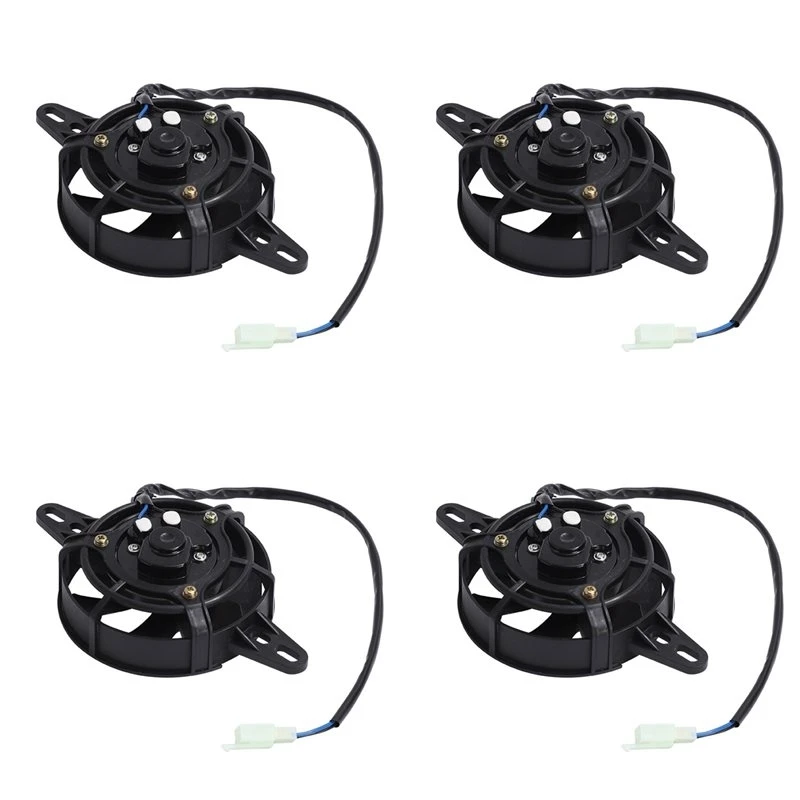 A96E-4X Fan Motorcycle Accessories 250Cc Dirt Bike For KTM Kawasaki Honda Suzuki ATV Motocross Radiator Cooling Fan