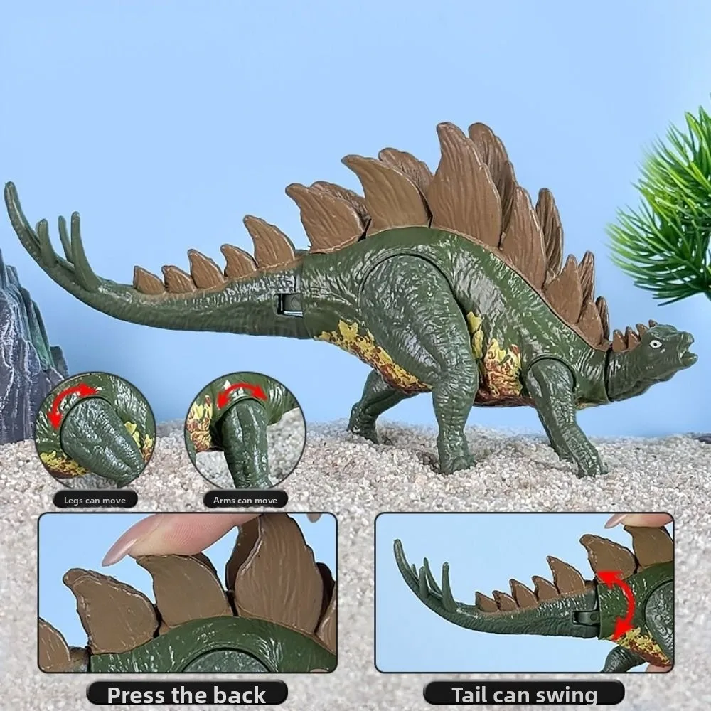 Plastic Simulation Dinosaur Action Figures Joints Movable Handmad Realistic Dinosaur Model Toy Ornament Animals Figure