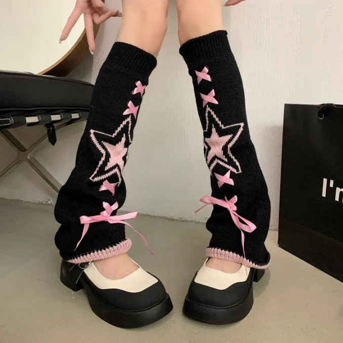 conjunto-de-meias-y2k-subculture-jk-girl-com-cordao-longo-e-alca-para-panturrilha-estilo-lolita