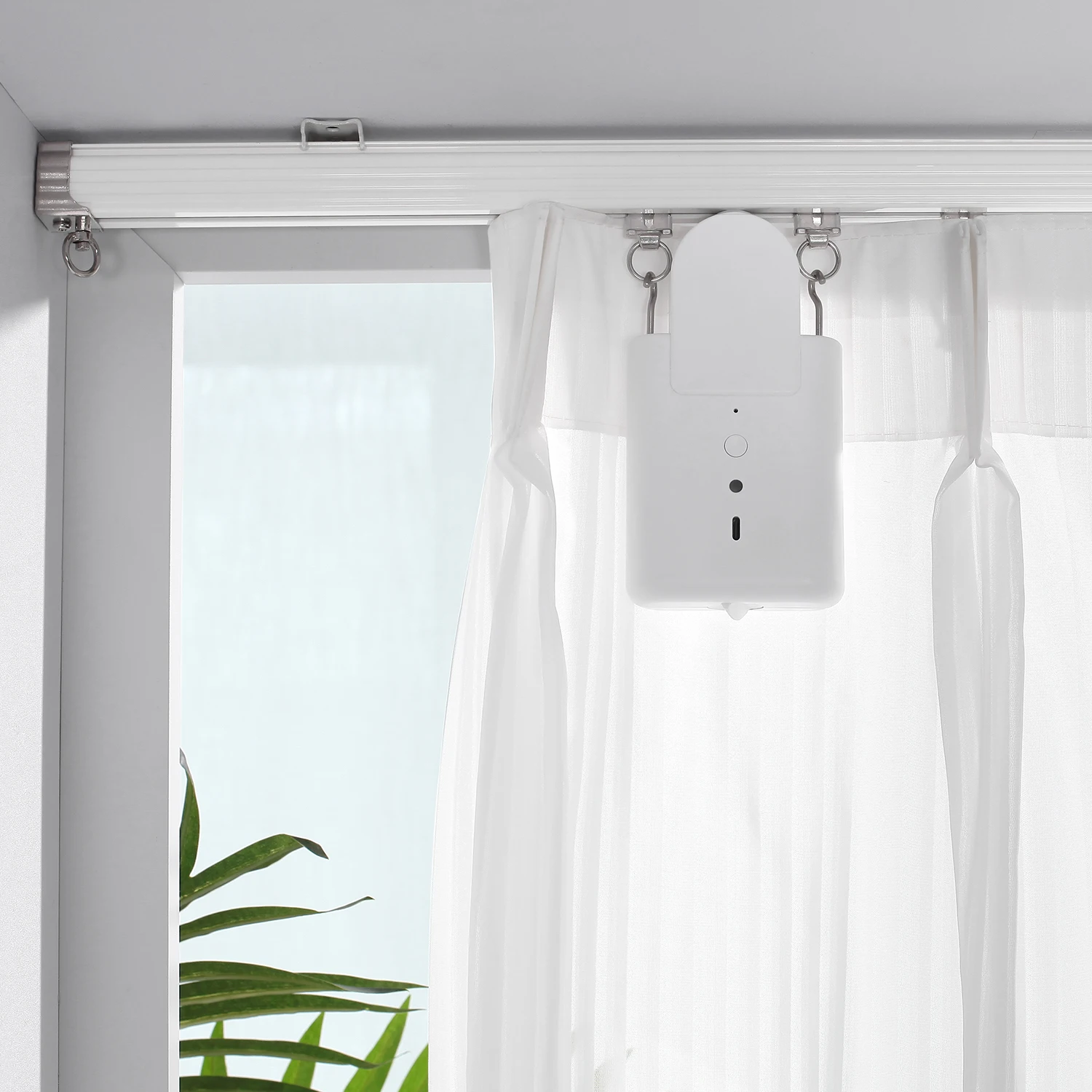Wholesale Remote Control Bluetooth Motorized Automatic Auto Smart Home Wireless Electric Window Curtain Track Opener Robot