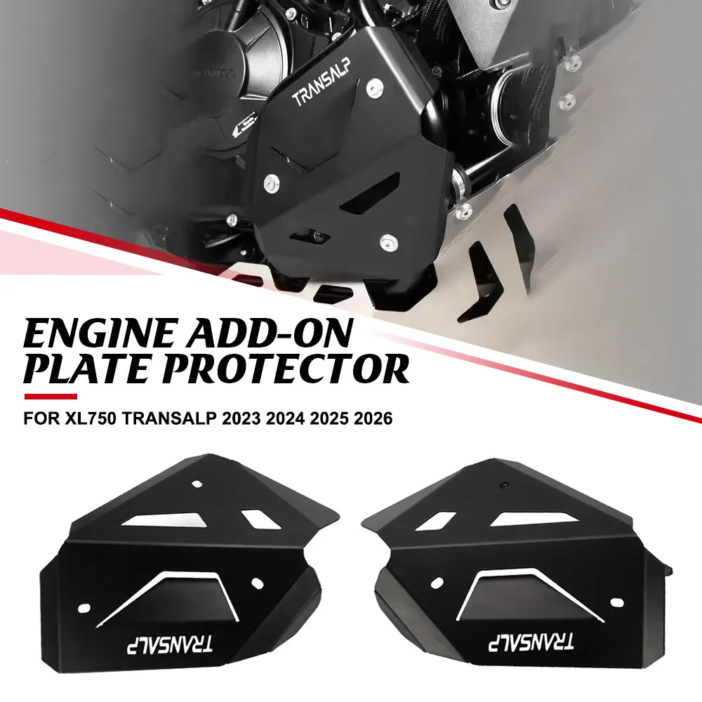 For Honda XL750 Transalp 2023 2024 2025 2026 Engine Guard Cylinder Cover Plate Bumper Side Protection Replacement Accessories