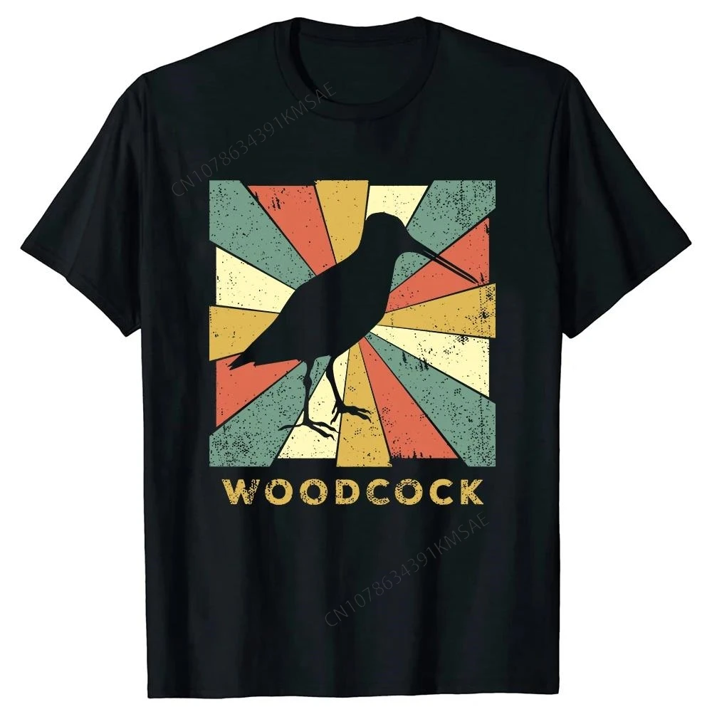 Classic Woodcock Lover Vintage Retro Animal Bird Funny Hunting Tee Tops Round Neck Short-Sleeve Fashion Tshirt Casual T-shirts