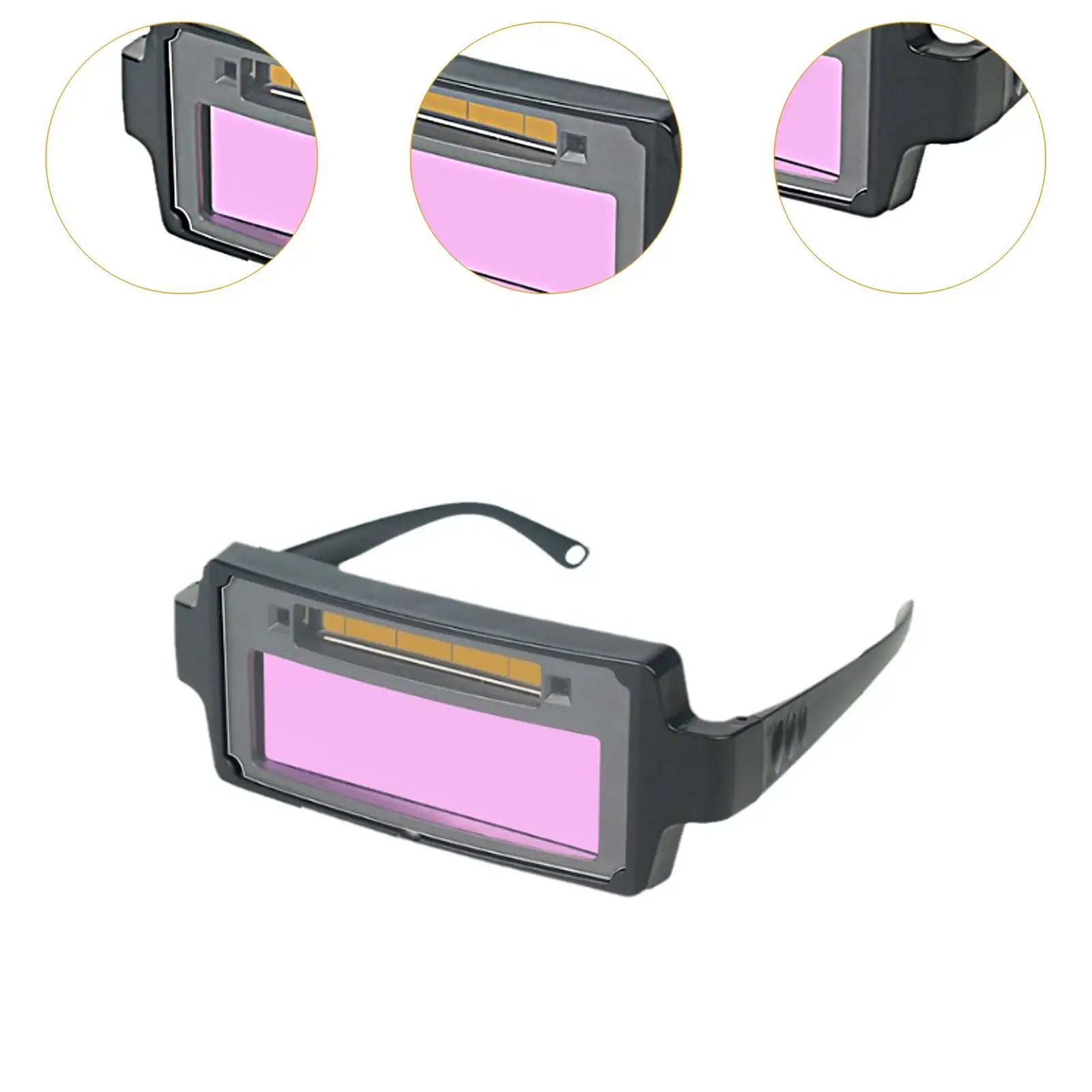 Welder Eye Glasses Comfortable to Wear Professional Versatile Solar Powered for Soldering Construction Site Welding Cutting