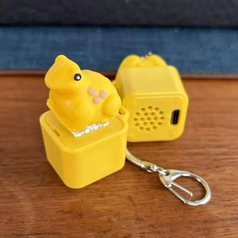 Chicken Frog Keyboard Fidget Toys Ideal Keychain Button Clicker For Relaxing Moments