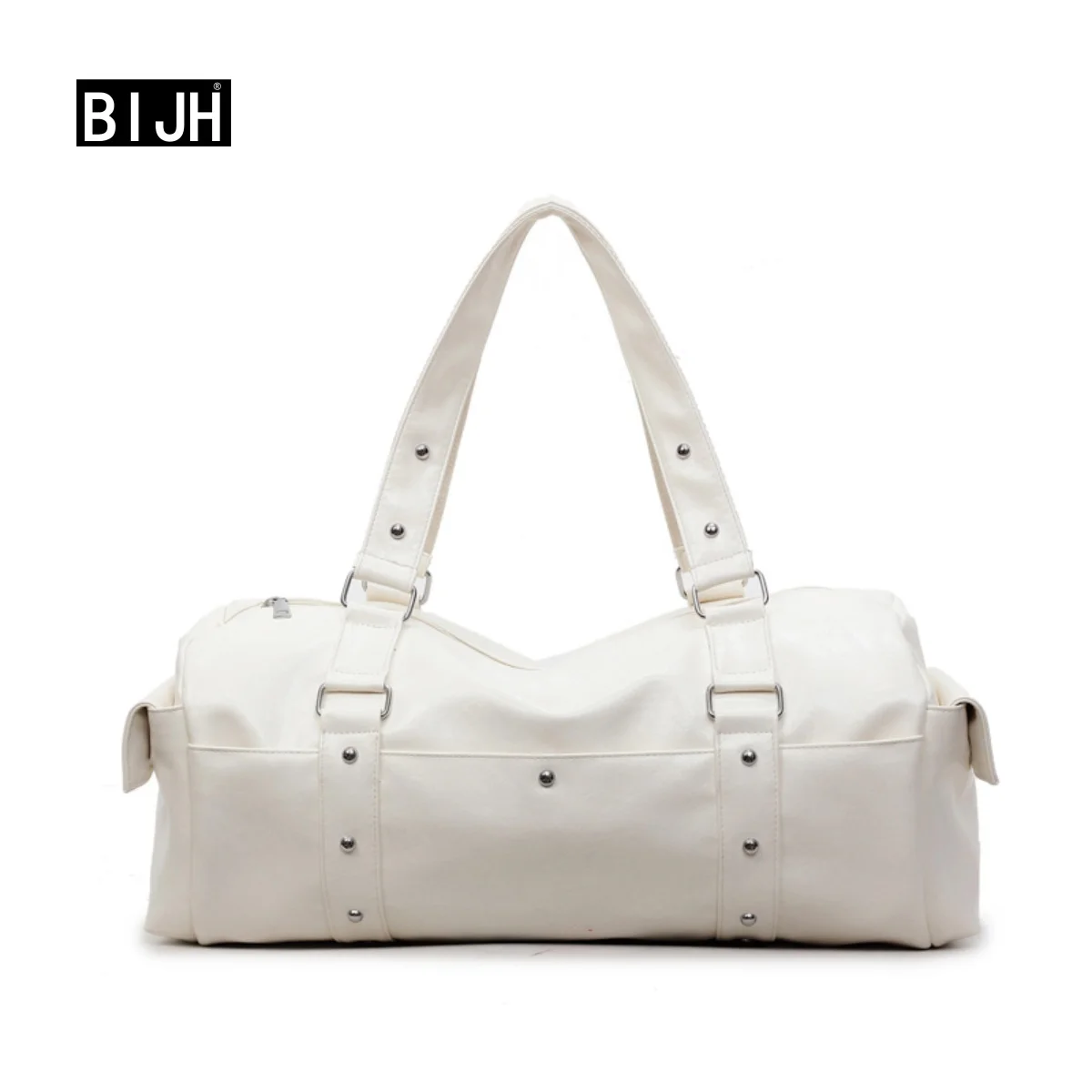 Gym Bag, Outdoor Travel Storage Backpack, Leather Material, Multiple Compartments, Suitable for Both Men and Women