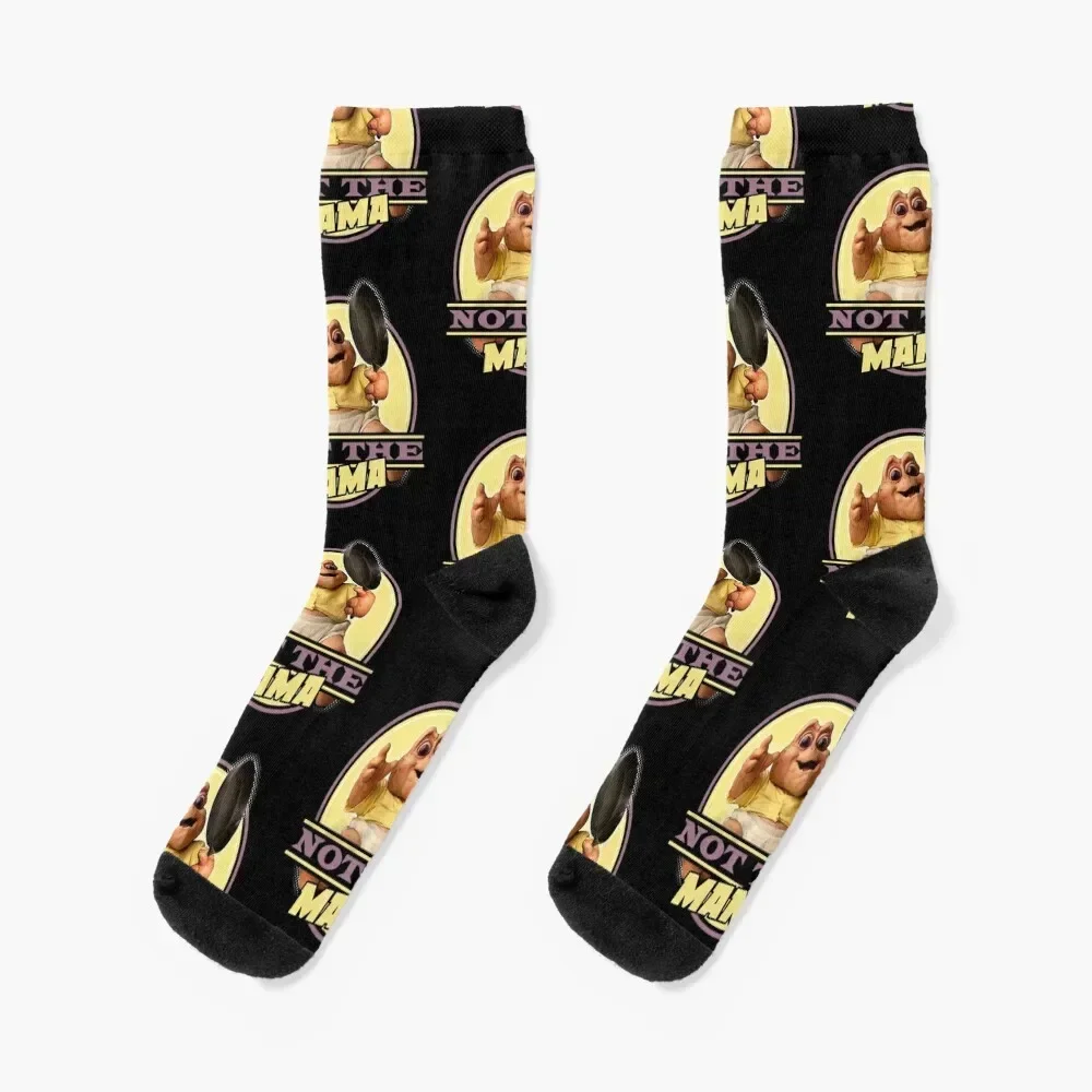 

Dinosaurs Not The Mama (DNS0020-501BLK) Men_s Socks Run japanese fashion Socks Ladies Men's