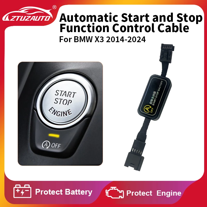 For BMW X3 2014-2024 year model Car Automatic Stop Start Engine System Off Device Control Sensor Plug Cable Auto Accessories