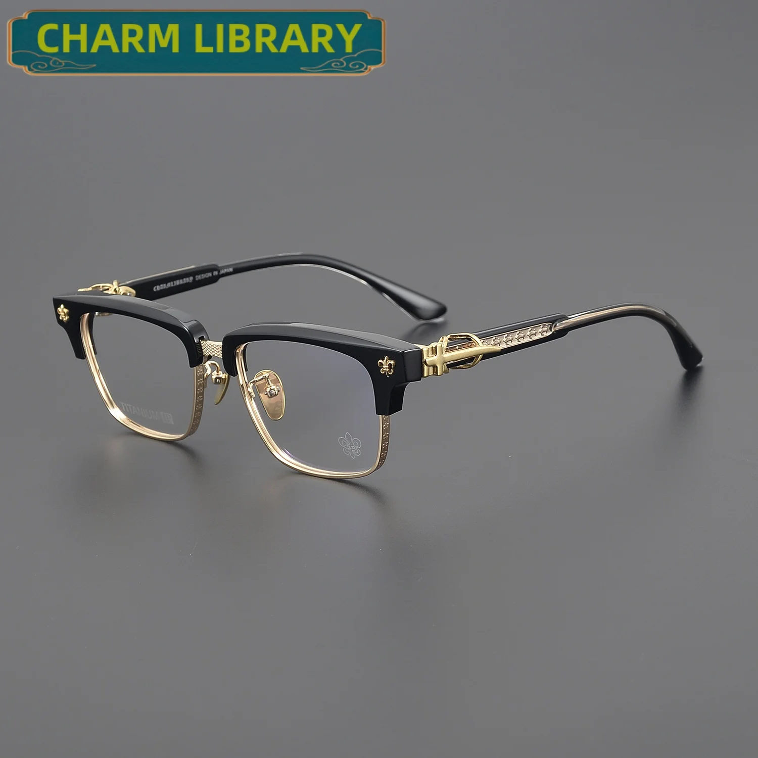 2025 New Acetate Fashion Eyeglasses Frame Men Square Retro High Quality Glasses Frame Women Korea Luxury Brand Designer Eyewear