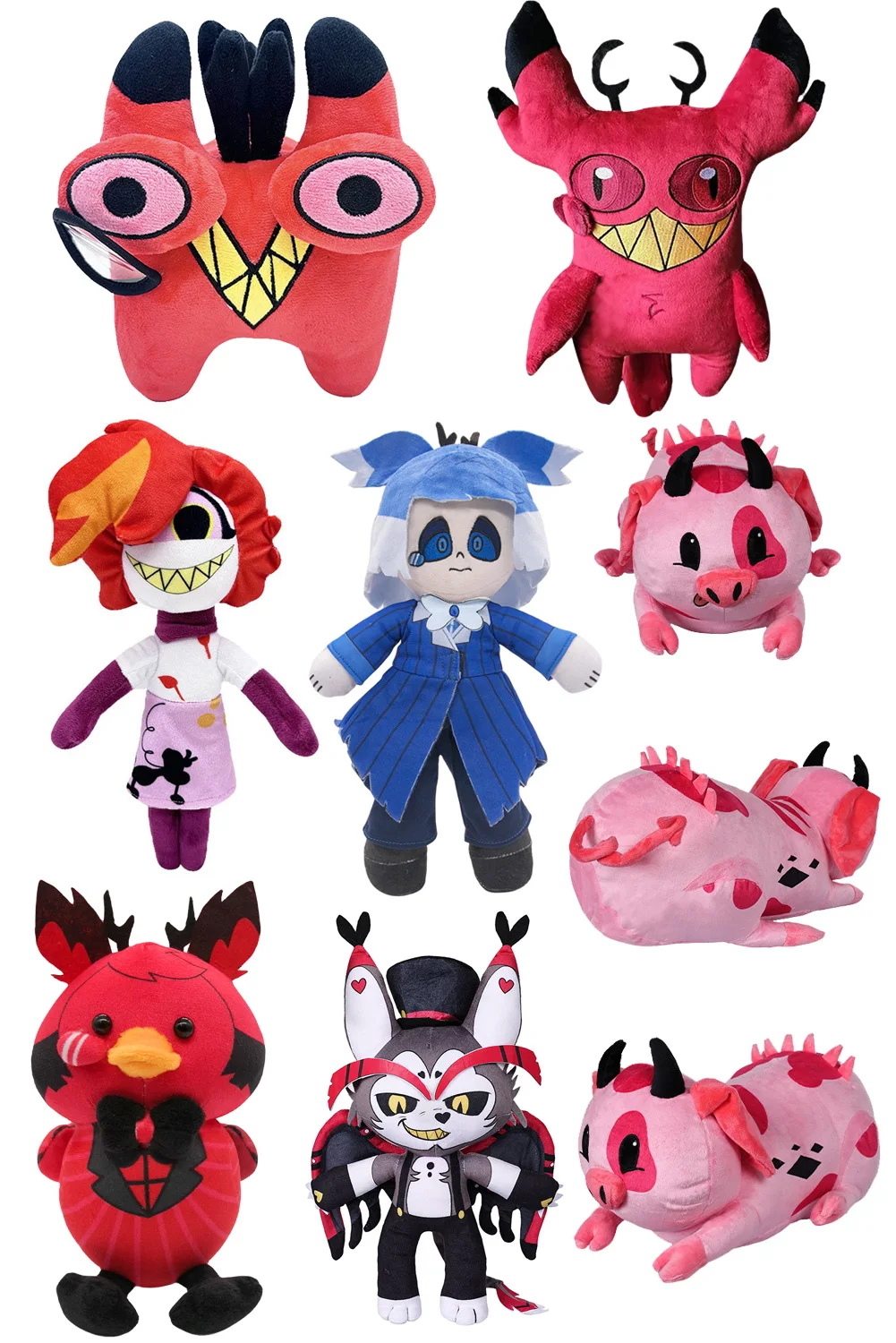 شذرات الدهون تأثيري أفخم ، خنزير ، القط ، الاستور ، الكرتون الجحيم بار الدعائم ، هدايا عيد الميلاد ، اكسسوارات زي التميمة