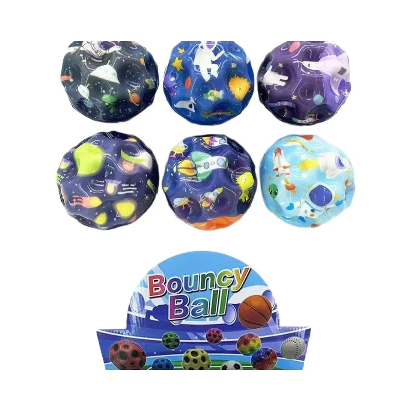 1 pçs ponto 7cm lua bola de alta elasticidade espuma do plutônio alívio do estresse brinquedos para crianças educacional exertional engraçado liberação brinquedos