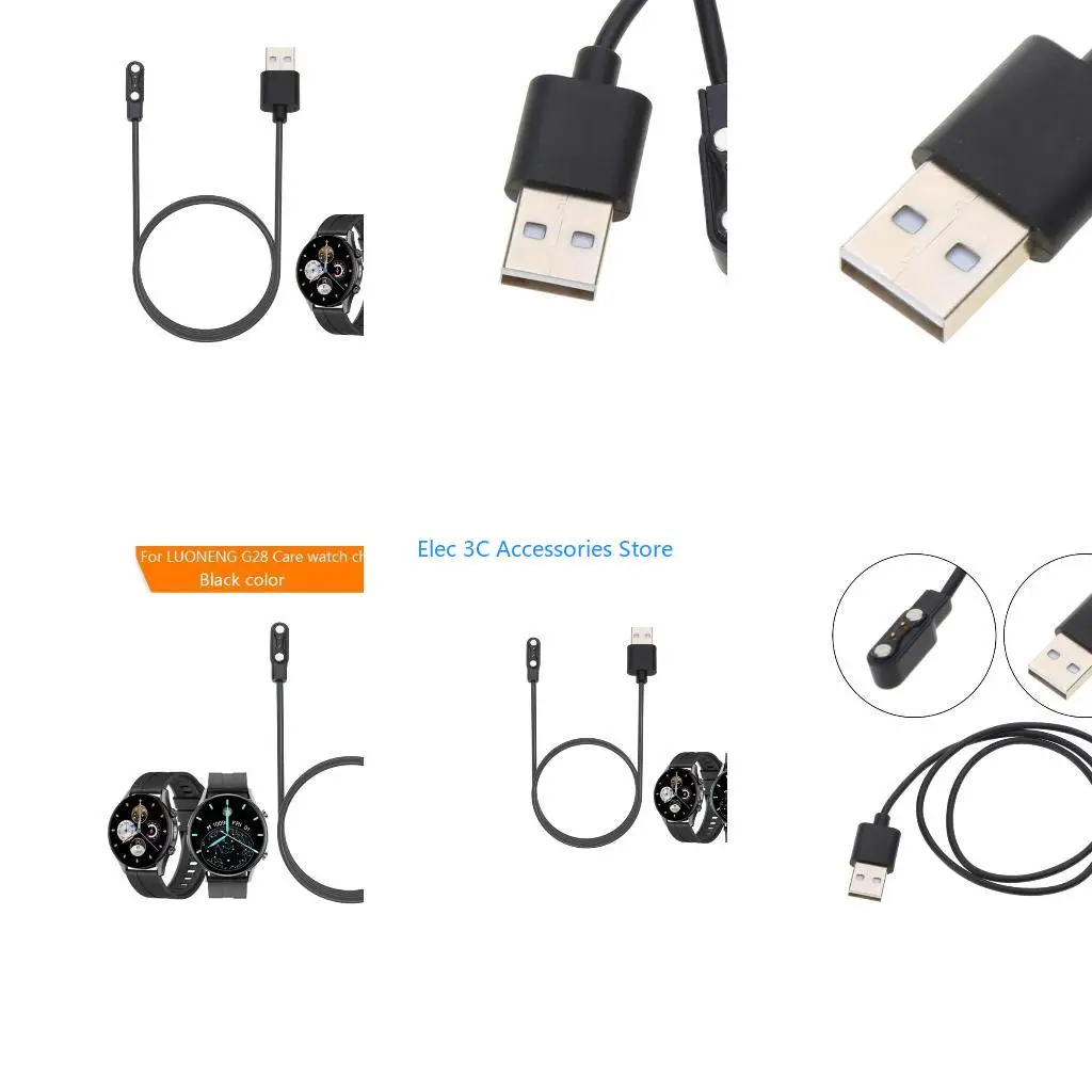 Y51A Smartwatch Base Holder Stand for Luoneng G28 Care Charging Power Adapter