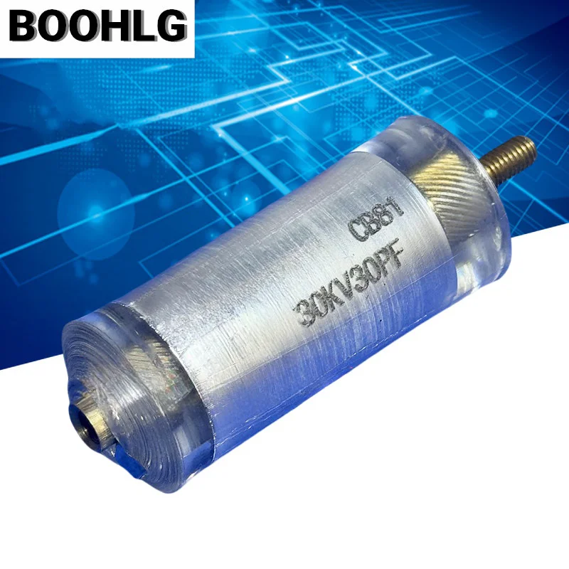 

1PCS 30KV 30PF 30pf 30kV High Voltage Thin Film Capacitor Filter Voltage Doubling Pulse CB81 30kV 30P