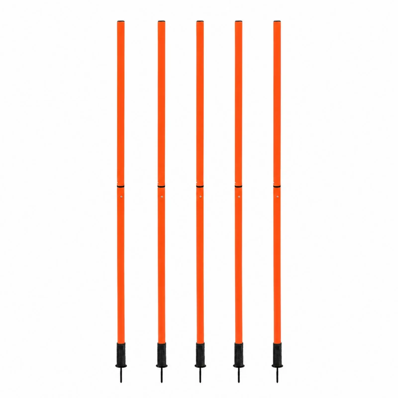 Quick Assembly Training Flag Pole with Connector Joint for Football Practice Field Edge Marking
