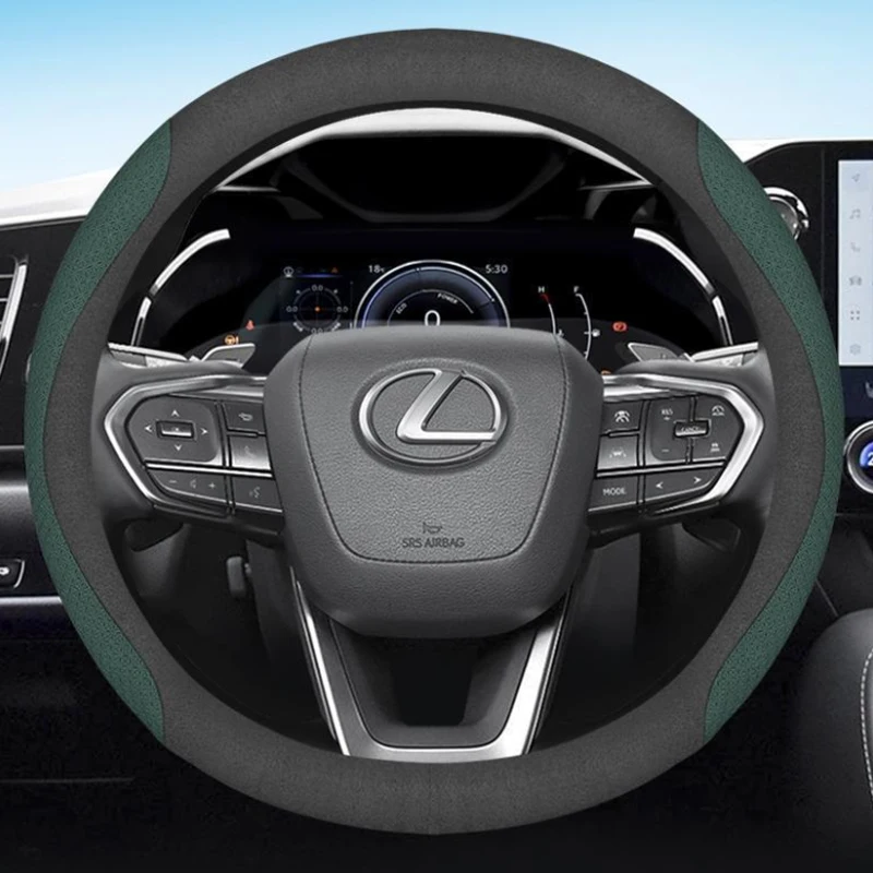Car Steering Wheel Cover for Lexus RX 400h 450h TX350 LX600 RX400h RX350 RX350h LS400 UX250h NX ES 300h 350 CT200h Accessories