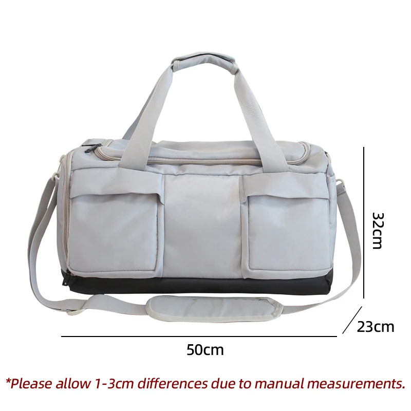 Short Trip Luggage Bags Large Crossbody Travel Bag Dry Wet Separation Sport Handbag Fitness Pack Expandable Storage Bags