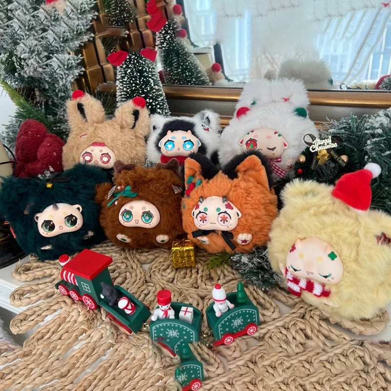 

Bunny Fantasy Christmas Party Series Plush Blind Box Toy Doll Mystery Cute Model Action Anime Bag Pendant Decoration Gift