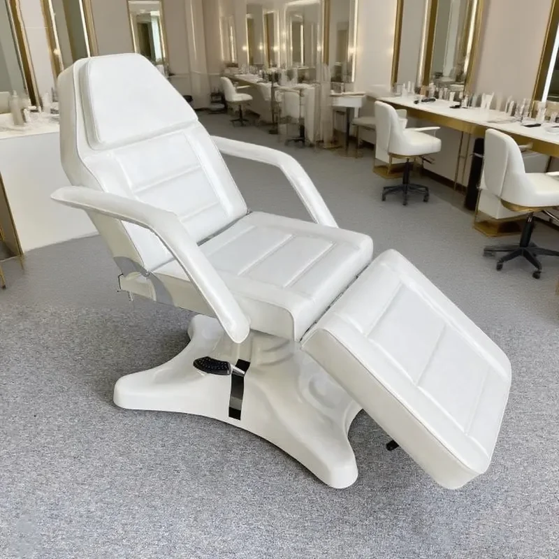 for Facial Care Multifunctional Hydraulic SPA Chair 360 Degree Rotatable Beauty Bed Hydraulic Eyelash Bed Makeup Chair