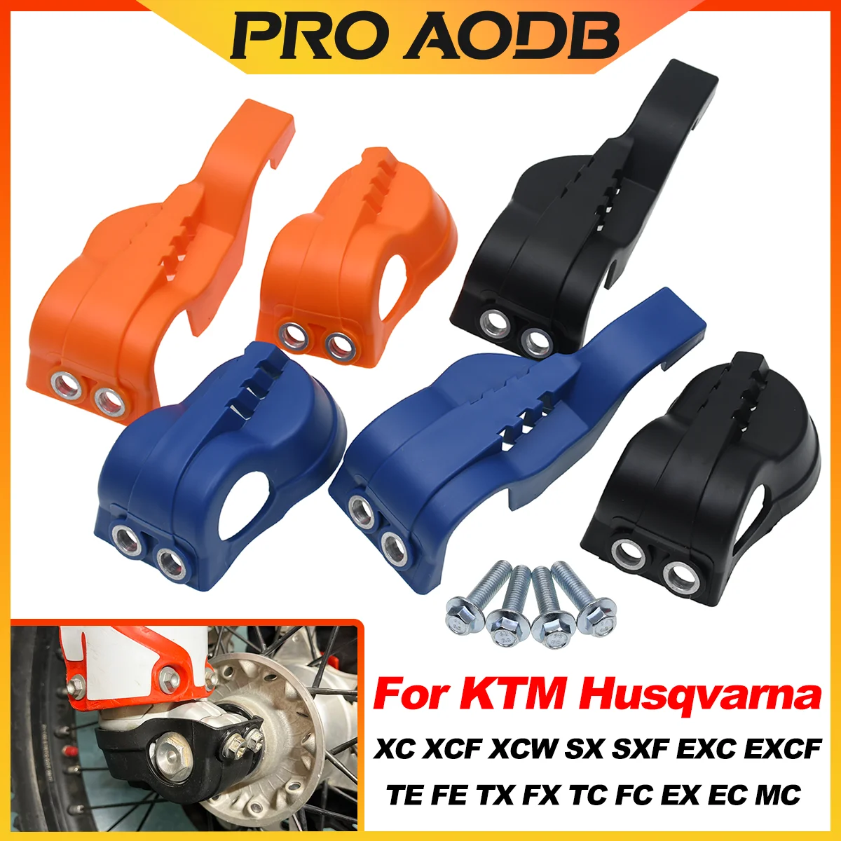 Motorrad Gabel Schuh Abdeckung Unteren Bein Schutzfolie Für KTM XC XCF SX SXF EXC EXCF XCW 6D Für Husqvarna TE FE TX FX TC FC