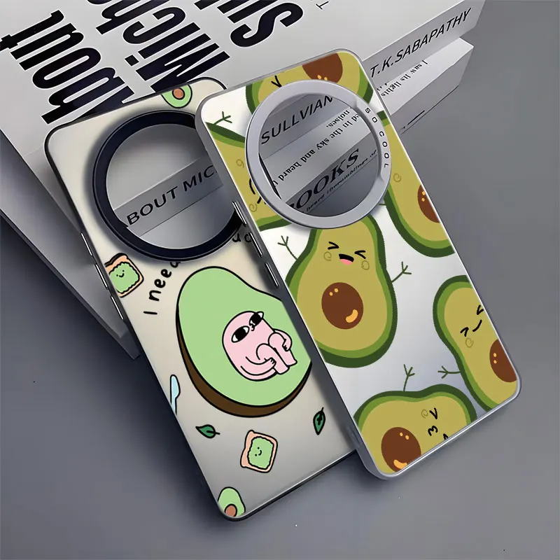 Чехол для телефона Vivo T3 Lite Y02 Y15s Y16 Y20 Y30 Lite Y33 Y35 Y36 Y51 Y53s Y55T Y100 4G Y200E New Emoji Avocado Little Man