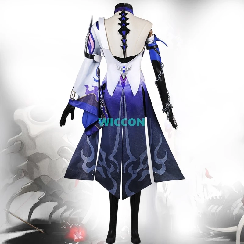 Acheron Cosplay Honkai: Star Rail Costume New Skin Cosplay Dress For Women Wig Set Headwear Party Halloween Costume view 2