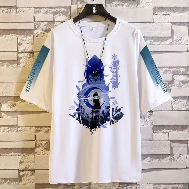 

Anime Game Honkai: Star Rail Cos Sier Wolf Tribios Mydei Firefly Etc. 2025 Loose Versatile Fashionable Summer T-Shirt Gift