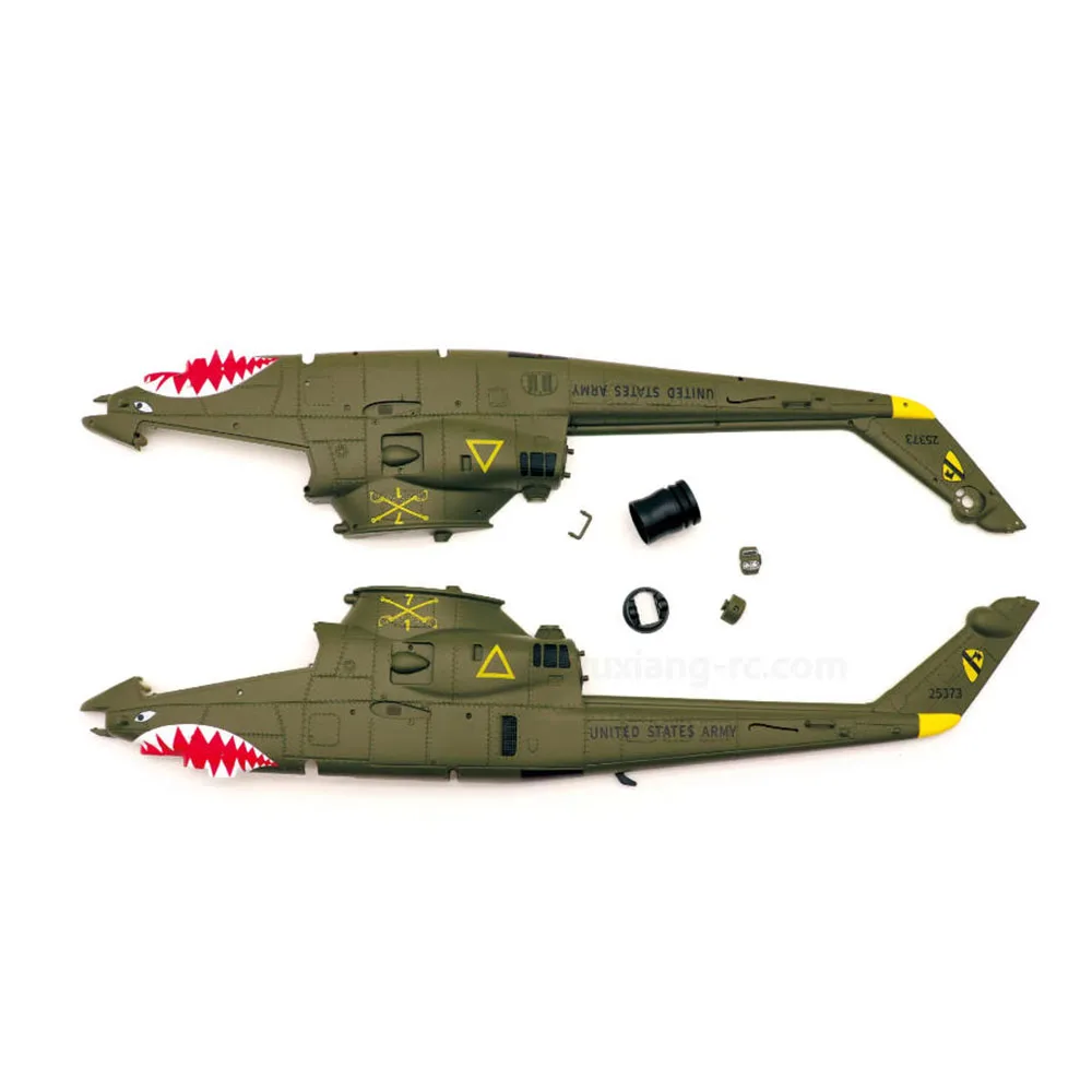 

YUXIANG F112S AH-1 Cobra GPS-стабилизированный вертолет: все запасные части, корпус GPS-ротора, фюзеляж, основные лопасти, мотор, основная плата, аксессуары