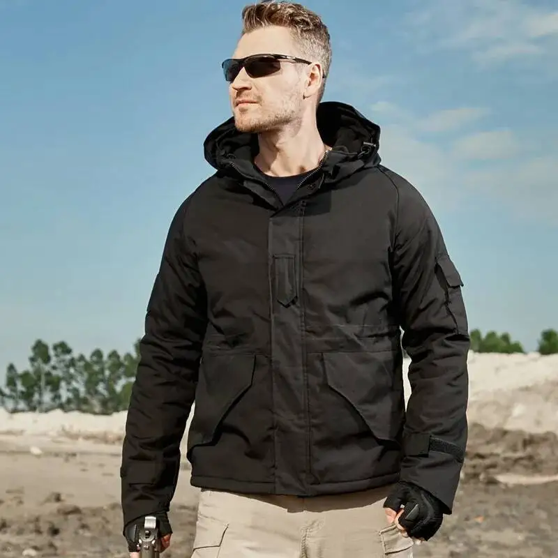 

Winter Warm G Tactical Military Windbreaker Men Outdoor In Thermal Waterproof Hiking Fleece Jacket Male Work Coat