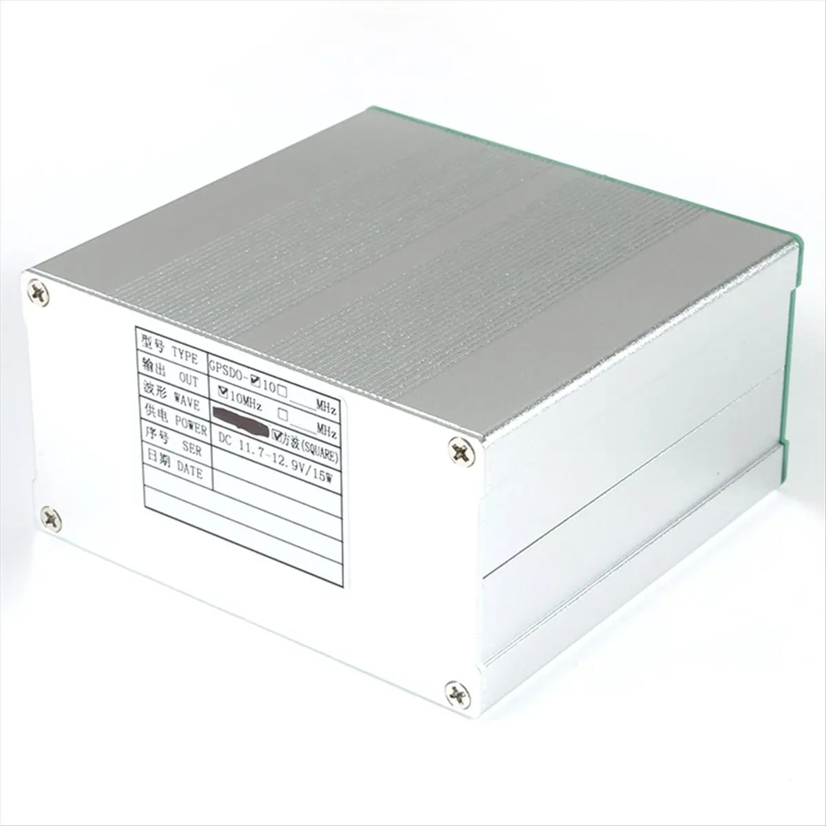 ABNP GPS Disciplined Oscillator Clock GPSDO 10KH-220MHz VFO Square Wave with LCD Display Frequency 10MHz Output US Plug