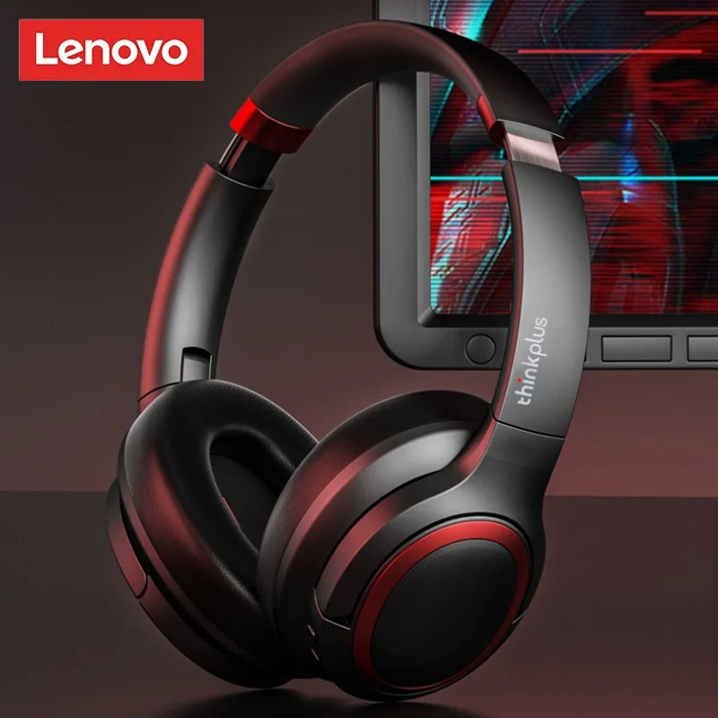 

Lenovo Thinkplus TH40 Head-mounted Wireless Bluetooth Headset ANC Active Noise Reduction Gaming Ultra-long Battery Life Earphone