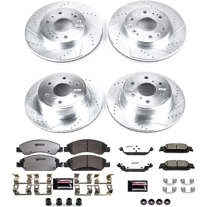 Brake Kit For 2015-2020 Escalade Silverado Sierra 1500 Yukon (6 Lug) - Truck & Tow Front and Rear Replacement, K6560-36