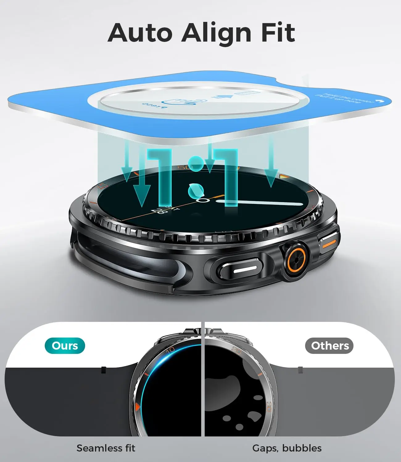 حافظة معدنية لهاتف سامسونج جالاكسي Watch8 44/40 مللي متر واقي من الزجاج المقسى غطاء سبائك الألومنيوم لـ GALAXY8 تغيير إلى 8 كلاسيكي 46 مللي متر