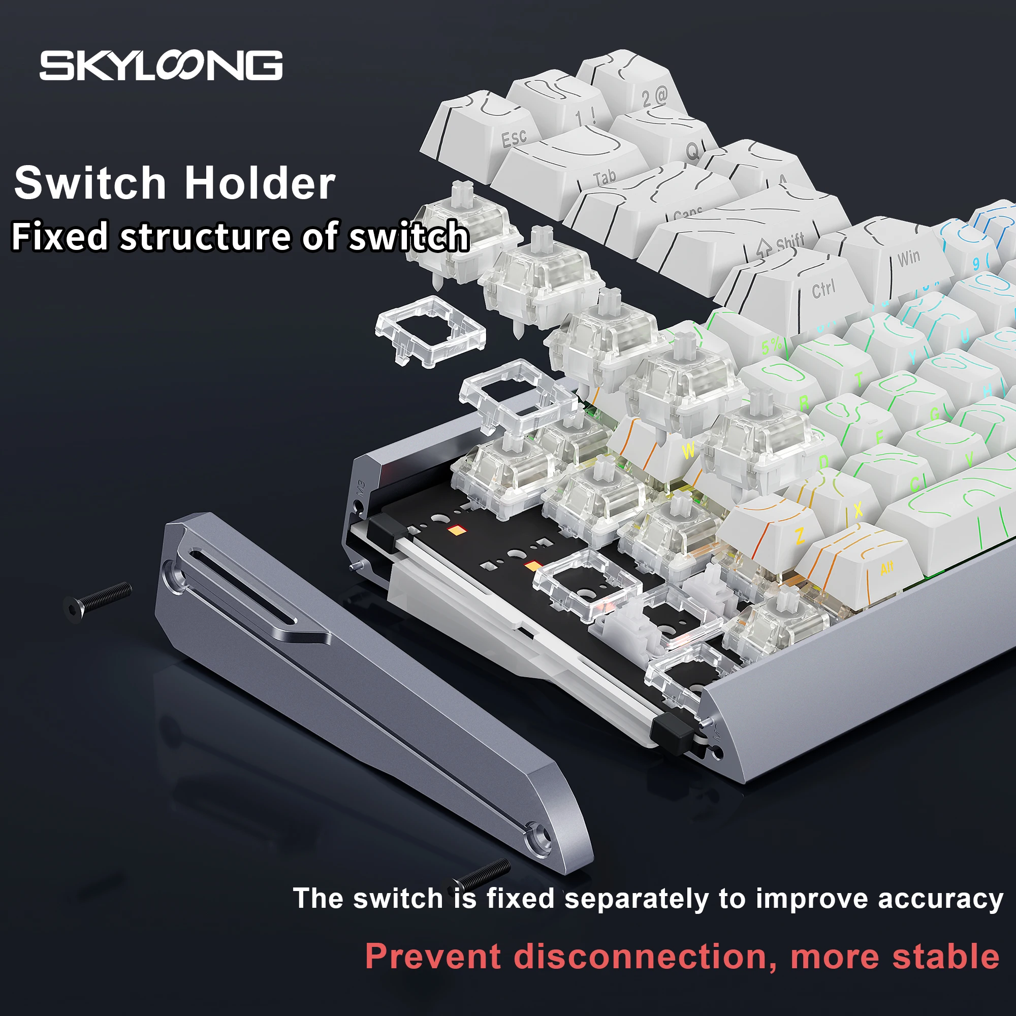 SKYLOONG GK61/GK68 HE Magnetic Keyboard Aluminum Case 8000hz RT0