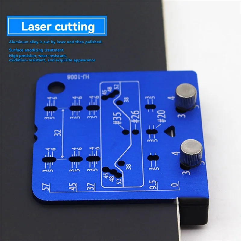 

HHO-Cabinet Hardware Jig Marking Template Concealed Hinge Jig For Cabinet Door 26Mm 35Mm Hinges