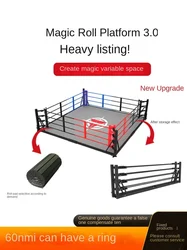 foldable storage boxing ring floor octagonal cage rope fighting ring