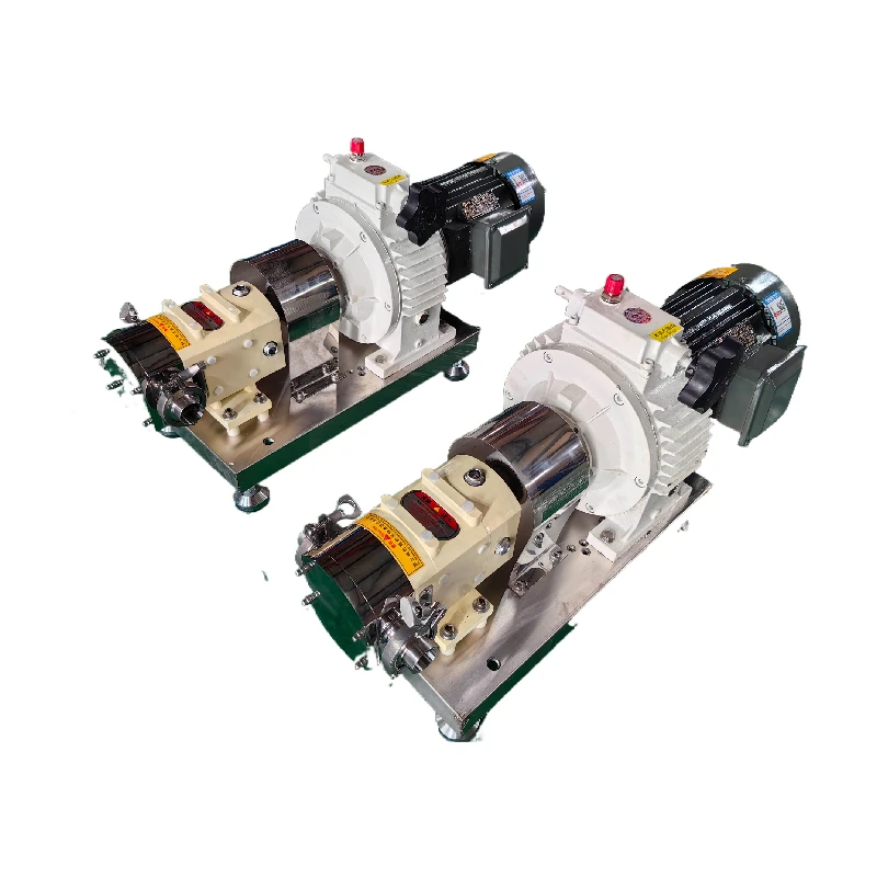 

2.2kw Sanitary Trolley Rotary Lobe Pump for Food Grade Viscous Liquids Mobile Transfer with Frequency Controller