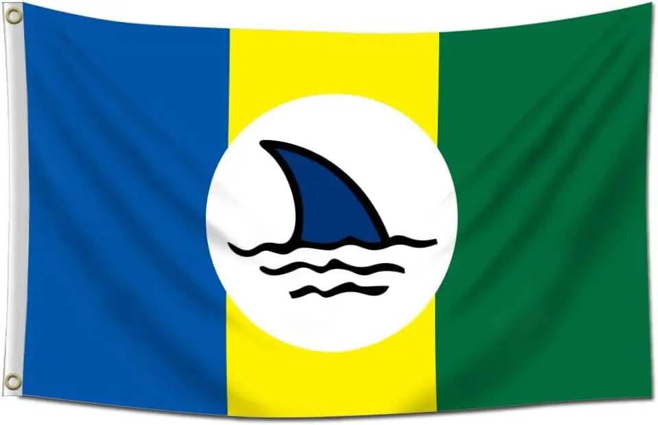 Eksent Welcome To Finland Flag Landshark Fins Up Boat 3 * 5Ft