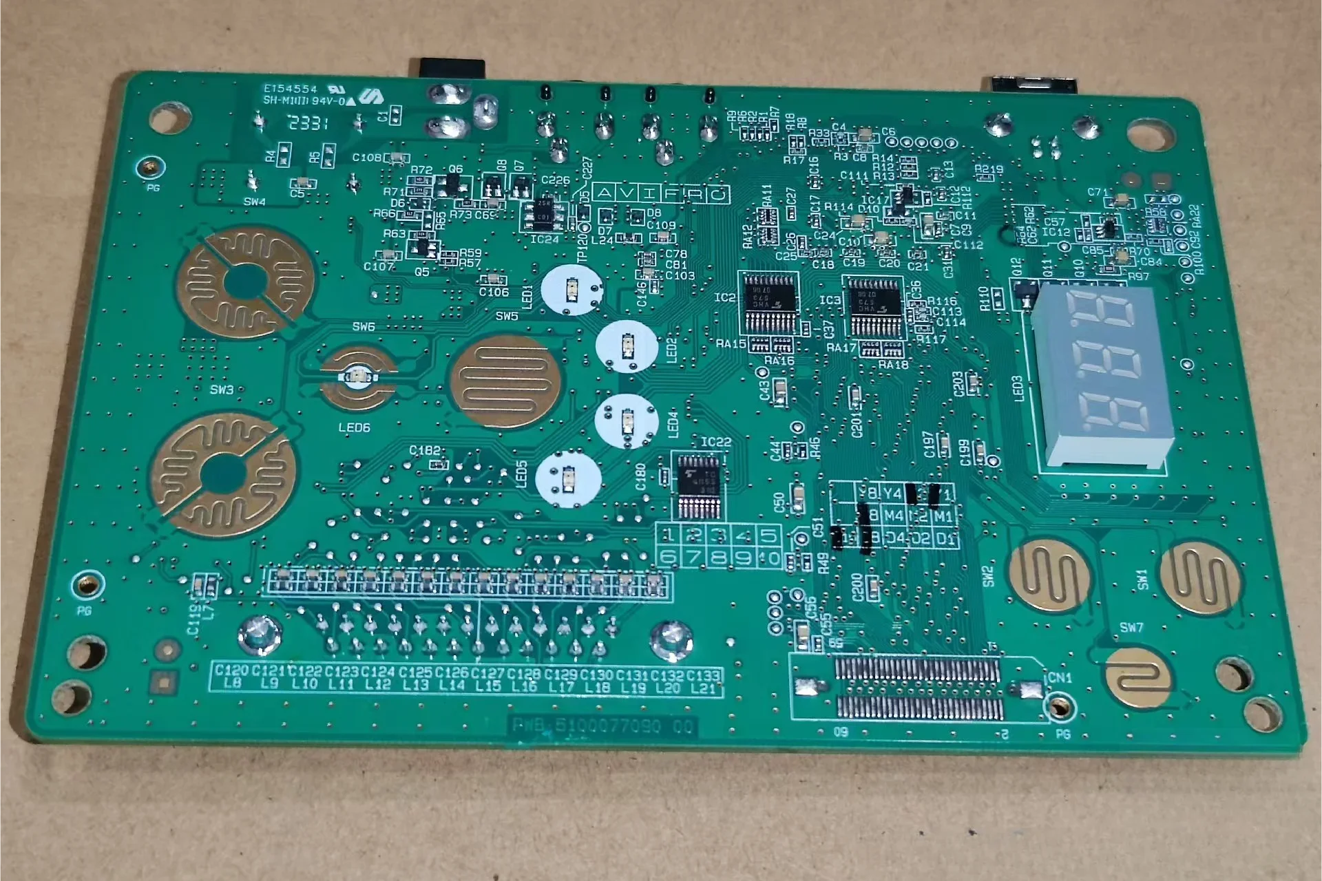 Circuit principal d'origine pour Roland Tech TD1 TD1K TD1PX, carte mère logique, nouveau PCB, TDverrerie V TDE1