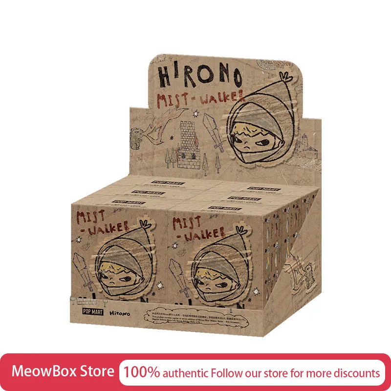

Genuine Pop Mart Hirono Mist Walker Series Felt Ornament Blind Box Collectible Gift Mystery Boxes Hippershanging Ornament Doll
