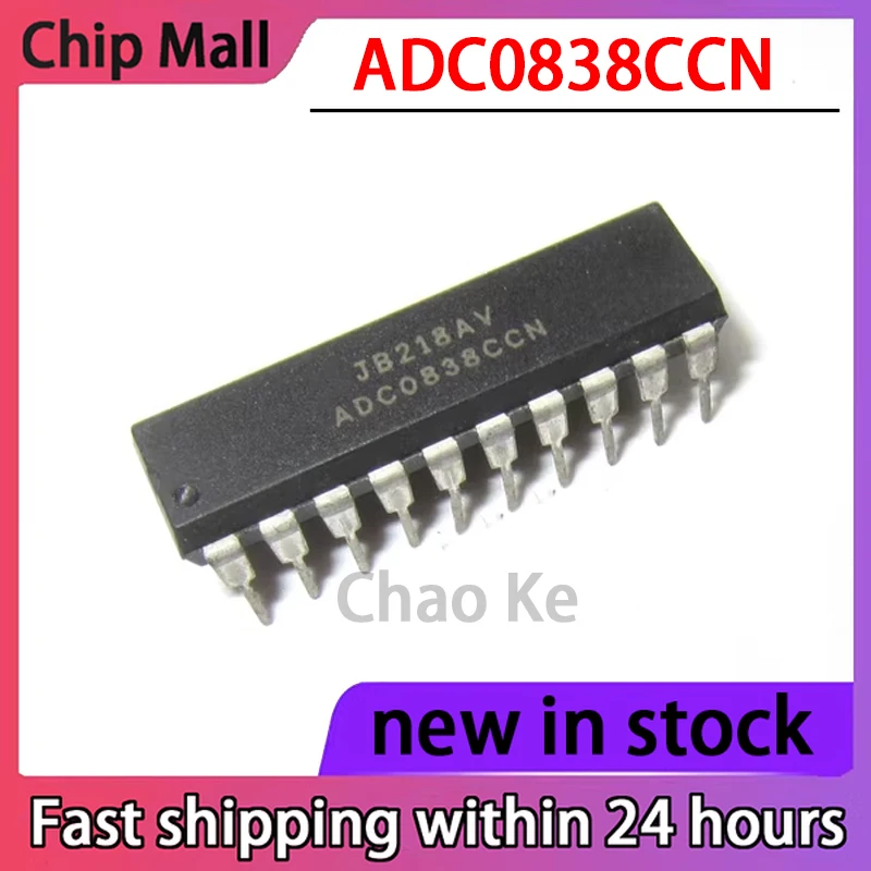 

10PCS ADC0838CCN ADC0838 DIP20 Analog To Digital Converter Integrated Circuit Chip IC in Stock